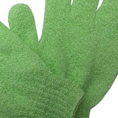 Peelingová rukavice GR001 masážní zelená