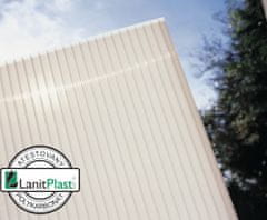 LanitPlast polykarbonát komůrkový 16 mm opál - 7 stěn - 2,5 kg/m2 2,10x7 m