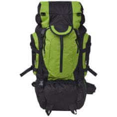 Greatstore Outdoorový batoh XXL 75 l černý a zelený