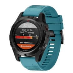 BStrap Silicone Acton řemínek na Garmin Fenix 5s / 5s Plus, dark teal