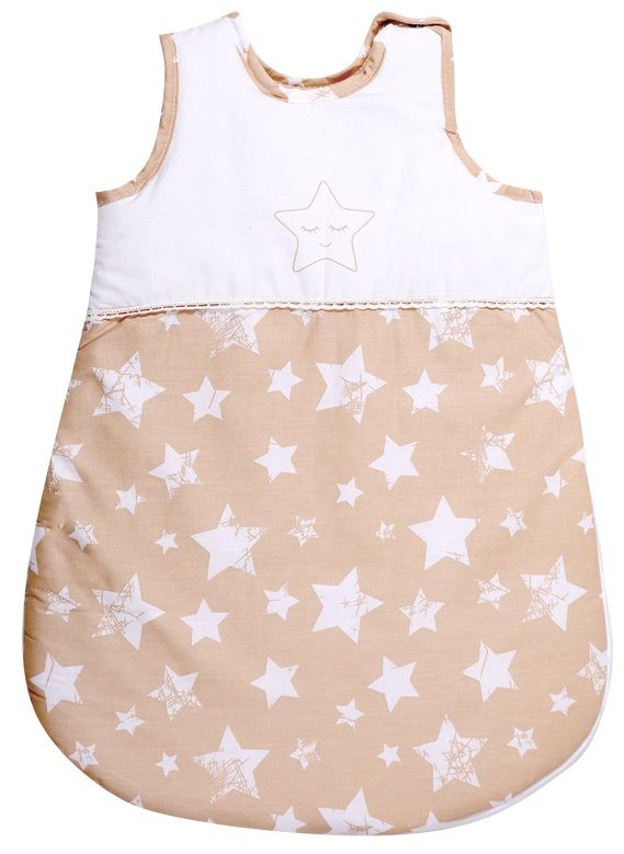 Lorelli Spací pytel zima 0-6M LITTLE STARS BEIGE