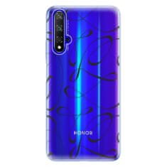 iSaprio Silikonové pouzdro - Fancy - black pro Honor 20