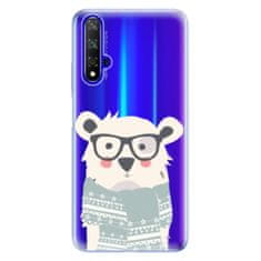 iSaprio Silikonové pouzdro - Bear with Scarf pro Honor 20