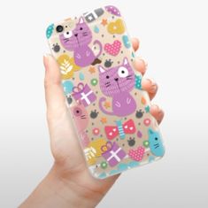 iSaprio Silikonové pouzdro - Cat pattern 01 pro Apple iPhone 6