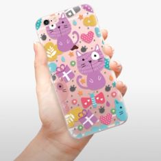 iSaprio Silikonové pouzdro - Cat pattern 01 pro Apple iPhone 6