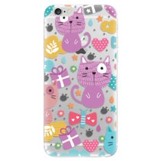 iSaprio Silikonové pouzdro - Cat pattern 01 pro Apple iPhone 6