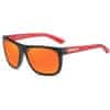 Dubery Newton 5 sluneční brýle, Black & Red / Orange