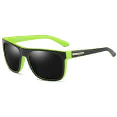 Dubery Newton 3 sluneční brýle, Black & Green / Black