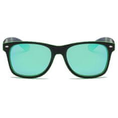 Dubery Genoa 3 sluneční brýle, Black & Green / Green