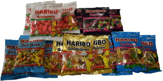 Haribo želé bonbony 15ks x 100g