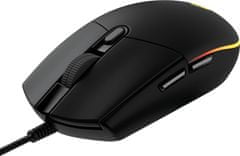 Logitech G203 Lightsync, černá (910-005796)