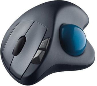 Herná myš Logitech M570, modrá (910-001882) senzor 540 DPI