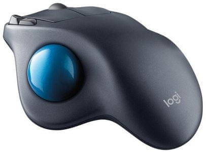 Herná myš Logitech M570, modrá (910-001882) káblová 540 DPI programovateľné tlačidlá