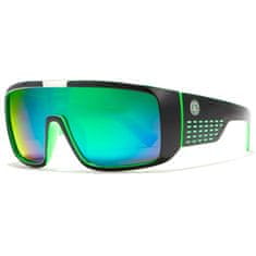 KDEAM Novato 63 sluneční brýle, Black & Green / Green