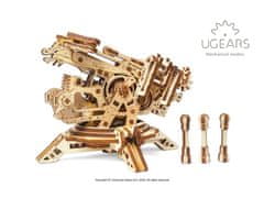 UGEARS Archbalista a věž - Dřevěné mechanické puzzle 3D