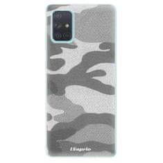 iSaprio Silikonové pouzdro - Gray Camuflage 02 pro Samsung Galaxy A71