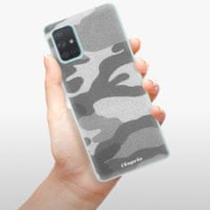 iSaprio Silikonové pouzdro - Gray Camuflage 02 pro Samsung Galaxy A71