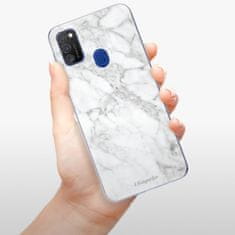 iSaprio Silikonové pouzdro - SilverMarble 14 pro Samsung Galaxy M21