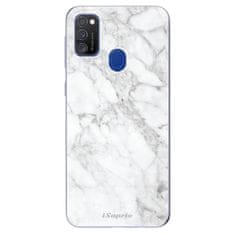 iSaprio Silikonové pouzdro - SilverMarble 14 pro Samsung Galaxy M21