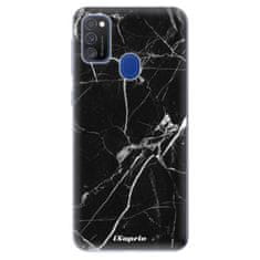 iSaprio Silikonové pouzdro - Black Marble 18 pro Samsung Galaxy M21