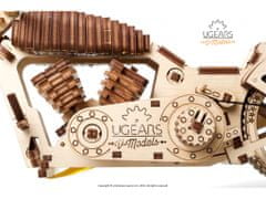 UGEARS Motorka | 3D puzzle| dřevěné puzzle - 189 dílků