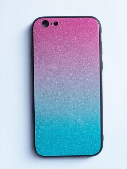 OEM Glass case SHINNING pro Samsung Galaxy J6 (2018) J600 - modro/růžový