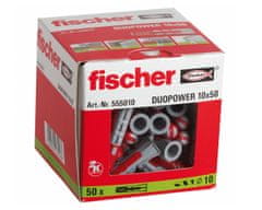 Fischer Hmoždinky DuoPower 10x50 - 50ks