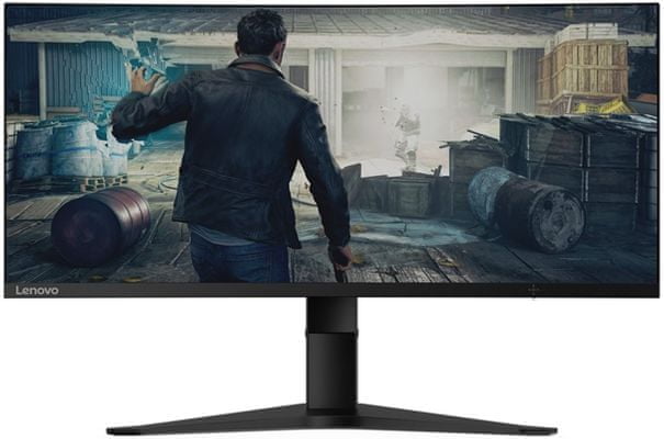 herní monitor Lenovo G34w-10 (66A1GACBEU) úhlopříčka 34 palců obnovovací frekvence 144 Hz usb hub rozlišení 3440 × 1440