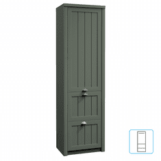BPS-koupelny Věšáková skříň S1D2S, zelená, PROVANCE