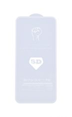 LG Tvrzené sklo iPhone XS 5D bílé 49656