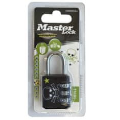 MasterLock 1509EURDSKULL Kombinační visací zámek - 30mm