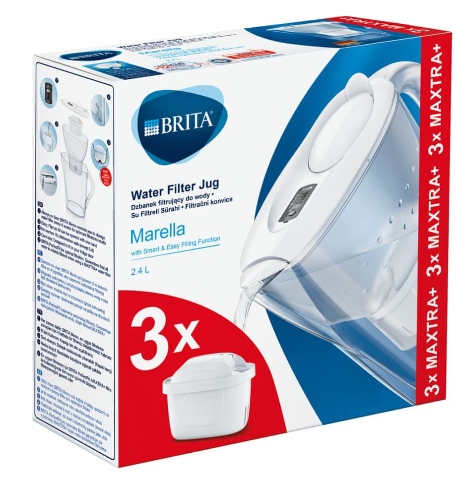 Brita Marella bílá Starter pack PO (vč. 3MX+)