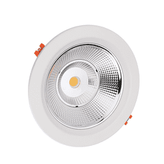 ACA Lightning  COB LED bodovka PARO 40W/230V/4000K/3400Lm/IP20/90°, kruhová bílá