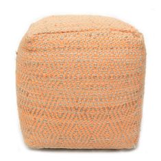 Bakero Pouf Abella orange 40x40x40 cm