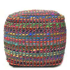 Bakero Pouf Madrid indigo 40x40x40 cm