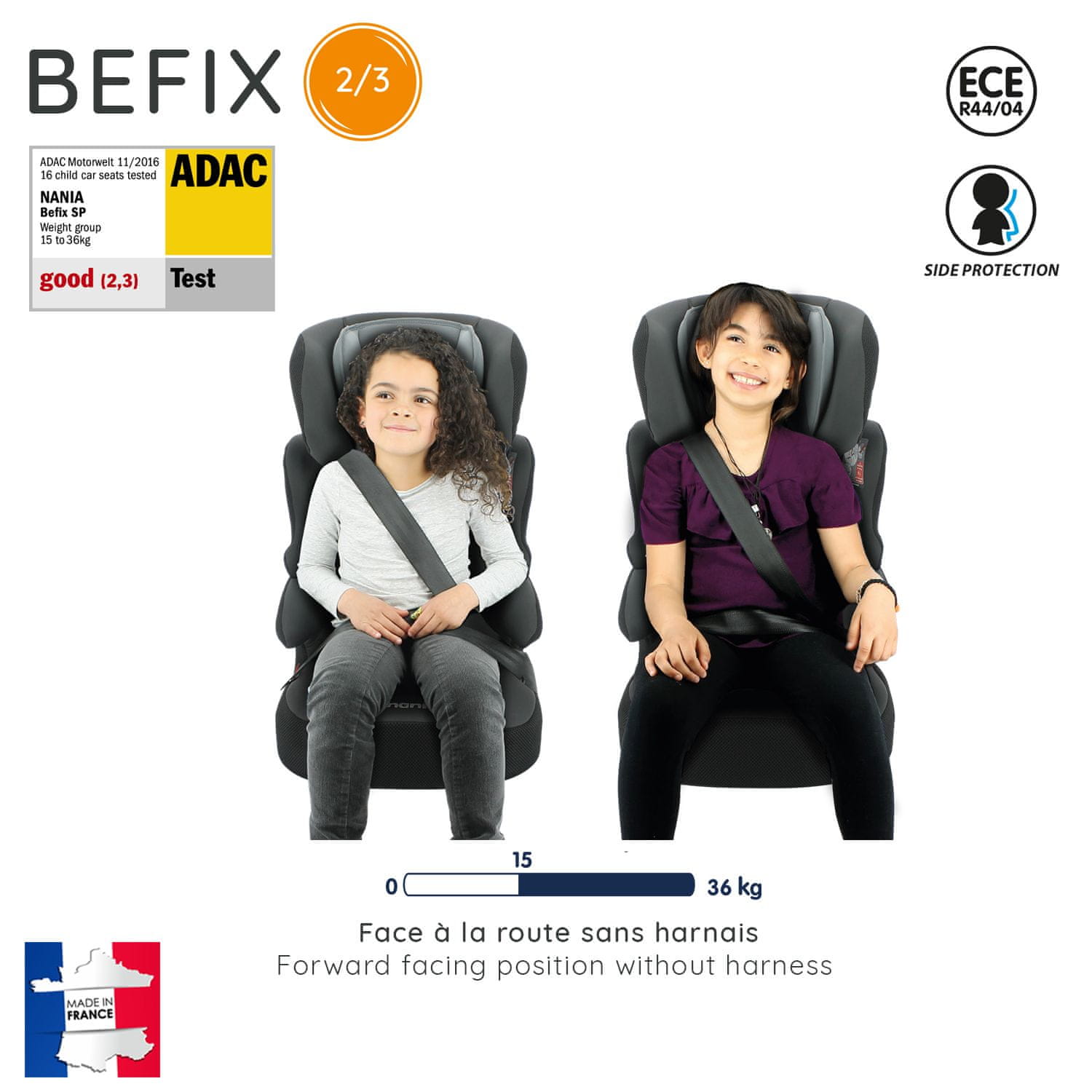 Nania BeFix SP 15-36 kg - zánovní