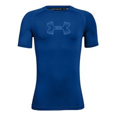 Under Armour Dětské tričko , HeatGear SS | Modrá | S