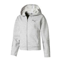 Puma Dětská mikina , Alpha Hooded | Šedá | S