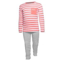 Dětské pyžamo Sugar Coral Stripes, DĚTI | PYZAMOH | RŮŽOVÁ | 110-116