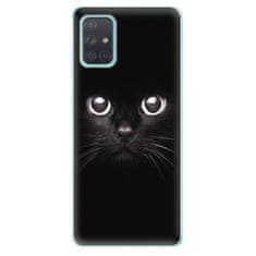 iSaprio Silikonové pouzdro - Black Cat pro Samsung Galaxy A71