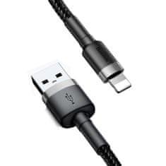 BASEUS Cafule kabel USB / Lightning QC3.0 2m, šedý