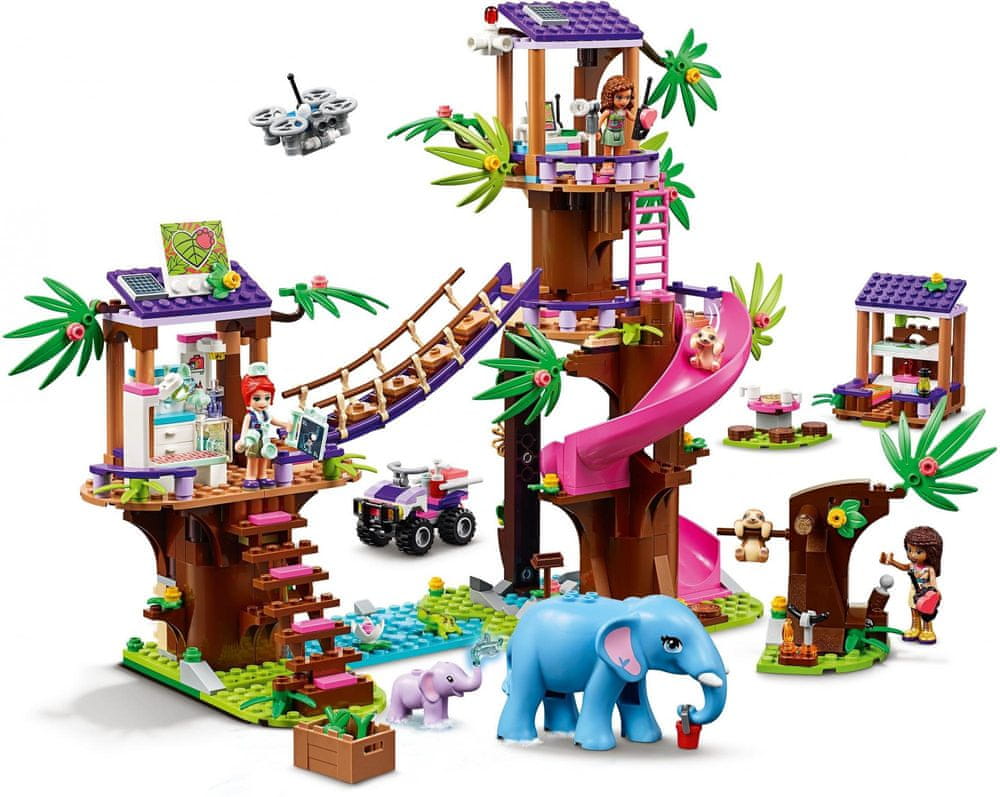 LEGO Friends 41424 Základna záchranářů v džungli - rozbaleno