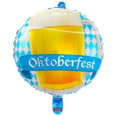 Fóliový balónek pivo - Oktoberfest - 45 cm