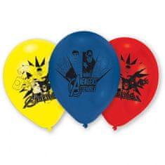 Amscan Latexový balónek Avengers 6ks 22,8cm 