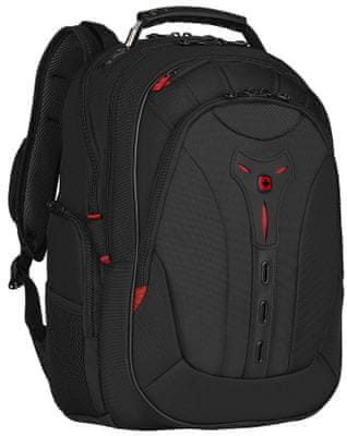 Wenger PEGASUS DELUXE BALLISTIC - 16 batoh na notebook, černý (606492) 14-16 notebook organizér nastavitelná kapsa