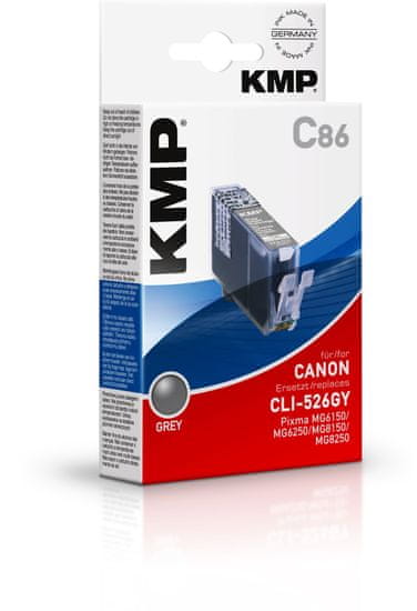 KMP Canon CLI-526GY (Canon CLI 526 GY) šedý inkoust pro tiskárny Canon