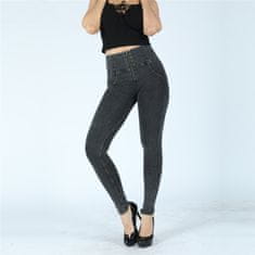 Royal Wolf Push-Up legíny Melody, Grey Jeans, VP (vel. L)