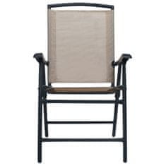 Petromila 3dílný bistro set taupe ocel