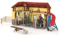 Schleich 42485 Stáj pro koně s příslušenstvím