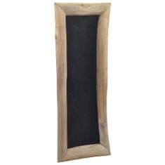 Greatstore Tabule 3 ks 30 x 70 cm masivní teakové dřevo